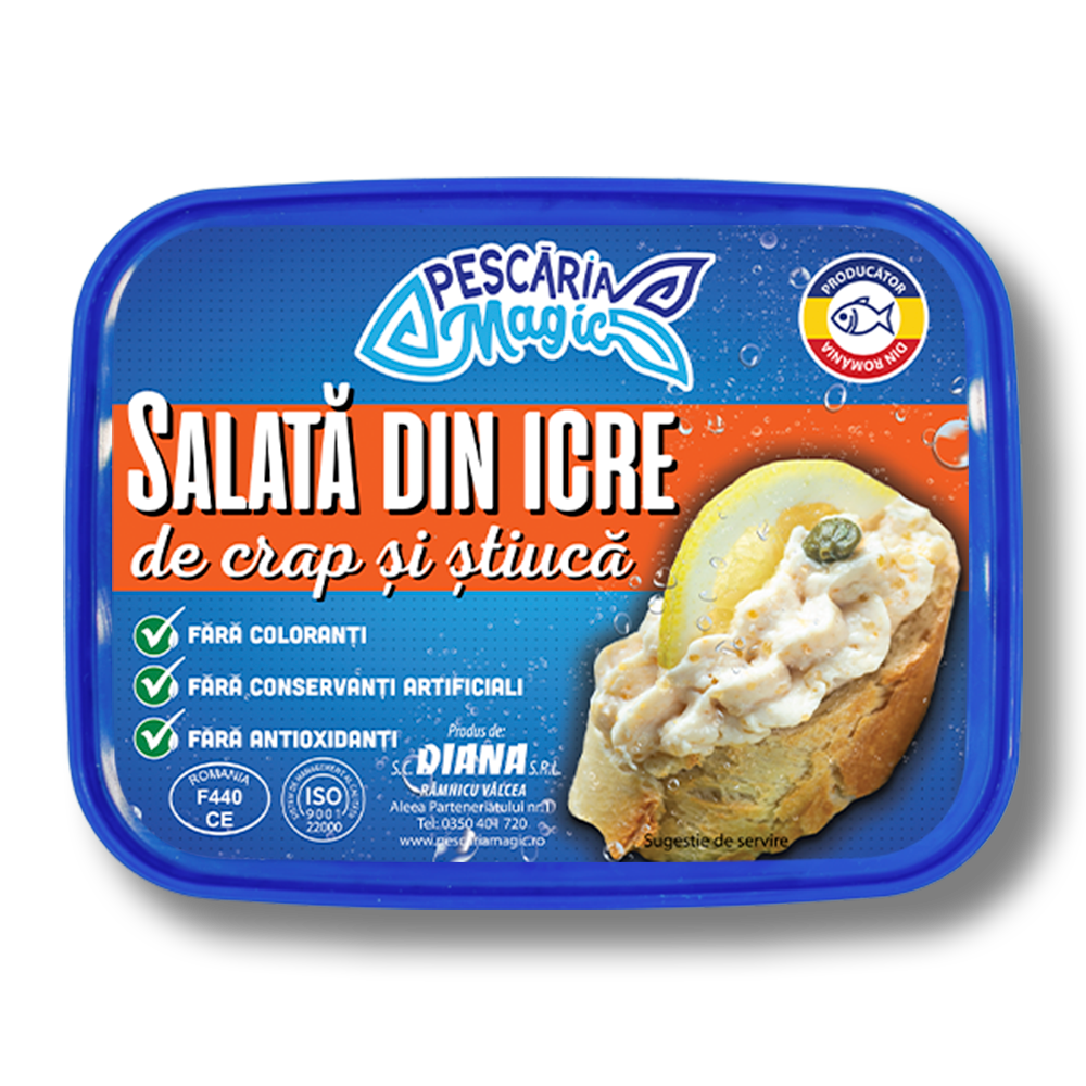 Salată din icre de Crap și Știucă